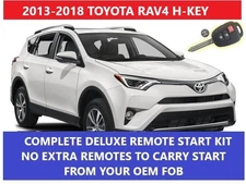 Fits:Toyota RAV4 H-KEY Plug & Play Remote Start Complete Kit 2013-2018