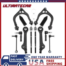 RWD Front Upper & Lower Control Arm Tie Rod End Kits For 2011-2019 Dodge Charger