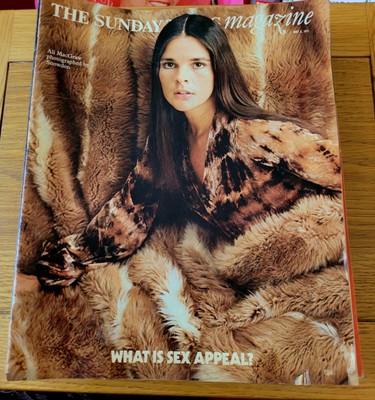 Vintage Ali Mcgraw Sunday Times magazine