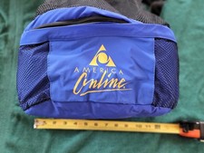 AOL America Online Koozie Beach Bag backpack Cooler Vintage 90s Internet Web