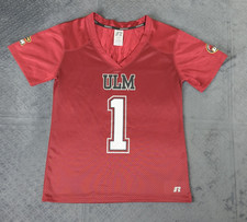 ULM Louisiana Monroe Warhawks Football Jersey Women Small Russell Athletic