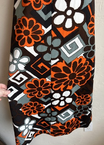 Vintage 60s 70s Puritan Forever Young Mod Maxi Dress S M Bold Psychedelic Floral, $74.88 - Photo 4
