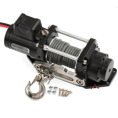 Simulierte Metall elektrische Seilwinde für 1/10 RC Crawler Auto SCX10 Traxxas TRX4 Defend
