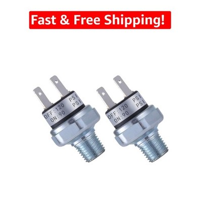 Efficient 90-120 PSI Air Pressure Switch - Easy Quick Connect for All Vehicles