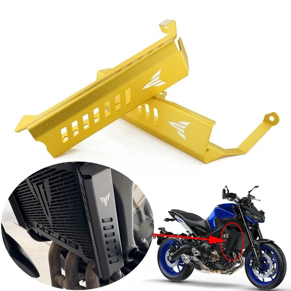 Protector de rejilla de radiador cubierta lateral protector para Yamaha MT-09 FZ-09 2014-2017 Foto 2 de 4