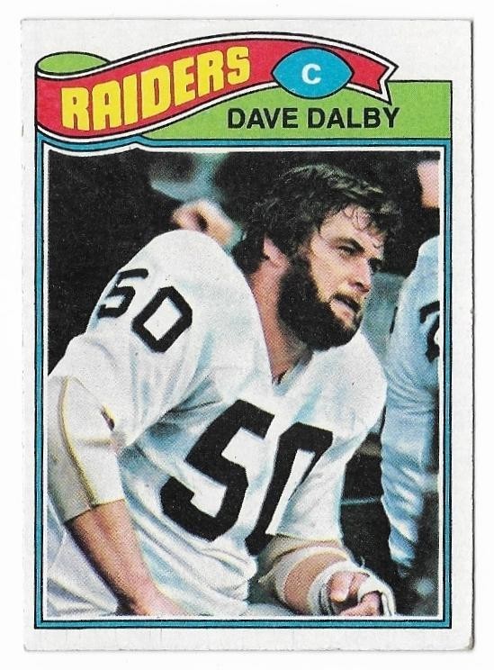 DAVE DALBY 1977 Topps Football #511 Raiders UCLA Bruins 🔥Set Break🔥