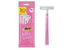 BIC Silky Touch Women’s 2-Blade Razors – Pastel Handles, 10 Ct