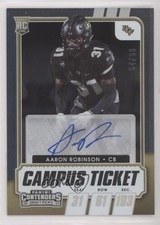 2021 Contenders Draft Picks College Campus Ticket 54/99 Aaron Robinson Auto 1t9