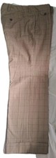 NWT Tommy Hilfiger Women's Plaid Multicolor Pants Size 16 Cuffed Ankle