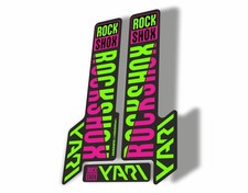 Rock Shox YARI 2018 Fork Decal Mountain Bike Cycling Sticker Purple Green