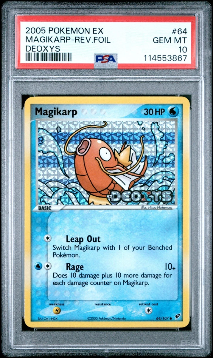 Pokémon TCG Professional Sports Authenticator (PSA) EX Deoxys
