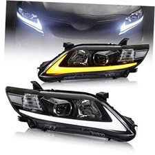 Led Projector Headlights Compatible with 2010 2011 Camry Base, LE, SE and