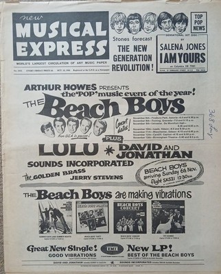 New Musical Express October 14th 1966, David Garrick, Peter & Gordon, Paul Jones