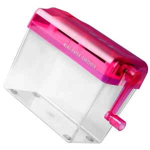 Papier manuel Shredder Wear-résistant Petit document de bureau pour la maison