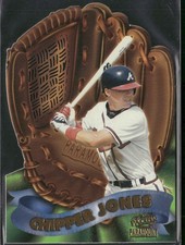 1998 Pacific Paramount #1 Chipper Jones Fielder's Choice