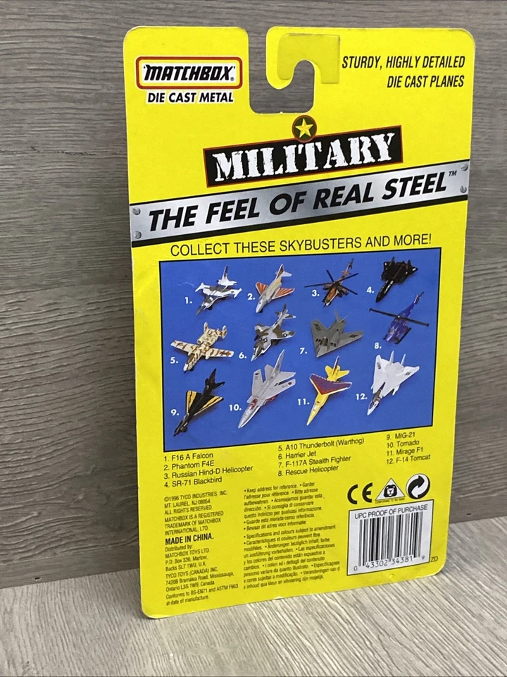Helicóptero de rescate Matchbox Military The Feel Of Real Steel #8 Foto 4 de 4