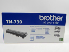 Genuine Brother TN730 Black Toner Cartridge   OEM  New  Sealed