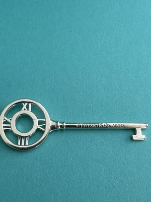 Tiffany & Co. Tiffany Atlas Key Pendant Sterling Silver 925 Signed