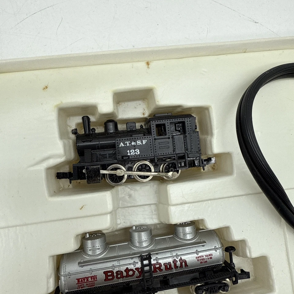Model Power No 1180 Shifty Sam N Scale Golden Spike Electric Train Set - Image 4 of 4