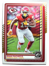 ISIAH PACHECO Kansas City Chiefs 2025 Panini Donruss Optic Football Card #147