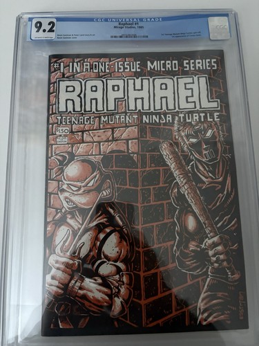 Raphael #1 - 1985 MIRAGE STUDIOS - CGC 9.2          1st PRINTING