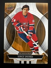 Serge Savard - 2024-25 UD Engrained Icons Hockey Montreal Canadiens #21