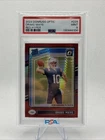 2024 Panini Donruss Optic #229 Drake Maye Rated Rookie Red Hyper PSA 9 RC
