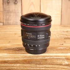 Used Canon EF 8-15mm F4 L USM Fisheye Lens