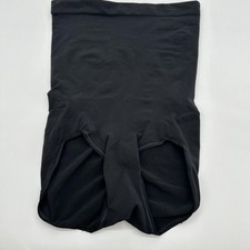 Spanx Power Series Shapewear Shorts Womens Large Black High Waisted Control