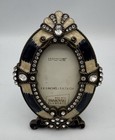 Art Deco Style Argento Sc picture frame made with Swarovski Clear Crystals