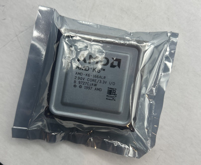 166mhz AMD-K6 166ALR Bus CPU Super Socket 7 -2.9v core 3.3v K6-II Vintage