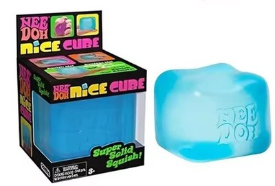 NeeDoh Nice Cube Anti Stress Würfel Super Soft Squish Spielzeug Fidget mit Box