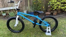 Blue/white Custom BMX Bike With 20” Wheels And 20.5TT