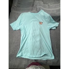 Tommy Bahama T Shirt Aqua Blue XL Mens Tail Waggin