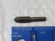 1/4" 41 DEGREE 6 FLUTE HIGH SPEED STEEL CHATTERLESS COUNTERSINKS 3/16" SHANK (2)