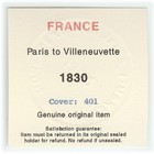 France stampless cover 1830 Paris to Villeneuvette - Fresh * cover401 — photo 2