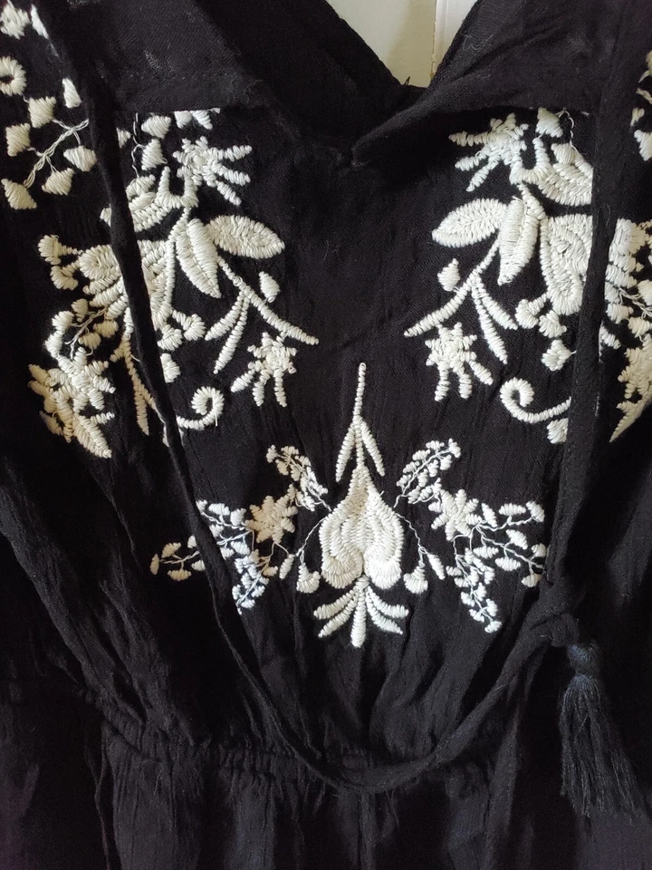 Женский комбинезон A Rampage шорты Fairycore Whimsigoth летние вышитые новые с ценниками S - Изображение 2 из 4