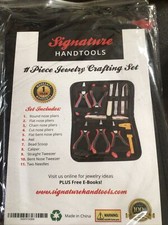 11-pcs Jewelry Making Beading Wiring Tools Set/Kit Pliers by Signature Handtools