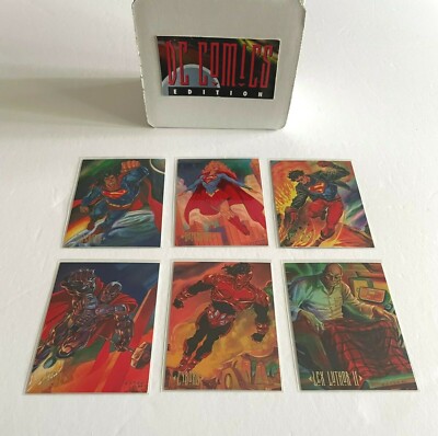 1994 DC COMIC MASTER SERIES 90 CARD SET! BATMAN SUPERMAN WONDER WOMAN AQUAMAN!