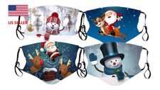 Adult Custom Printed Face Mask Filter Pocket Gift Party