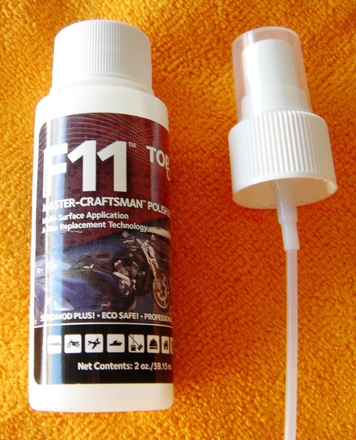 F11 TOPCOAT 2oz+ Spray Bottle & MICROFIBER TOWEL SUPER CAR SAVER WAX