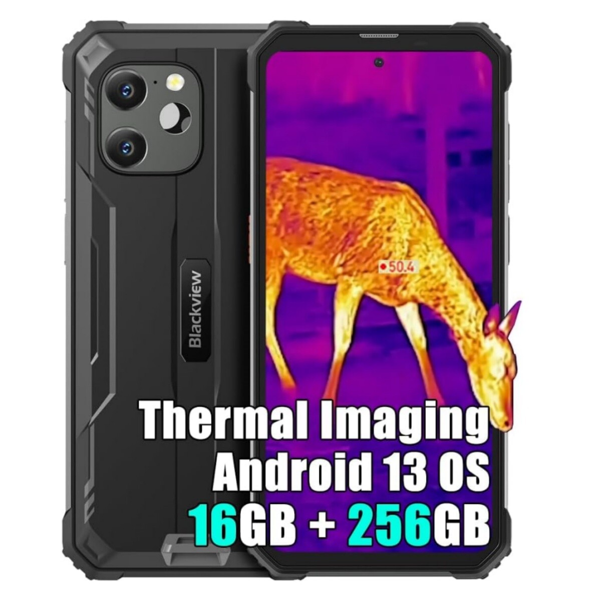 Blackview BV8900 Rugged Smartphone Thermal Image Camera 16GB+256GB