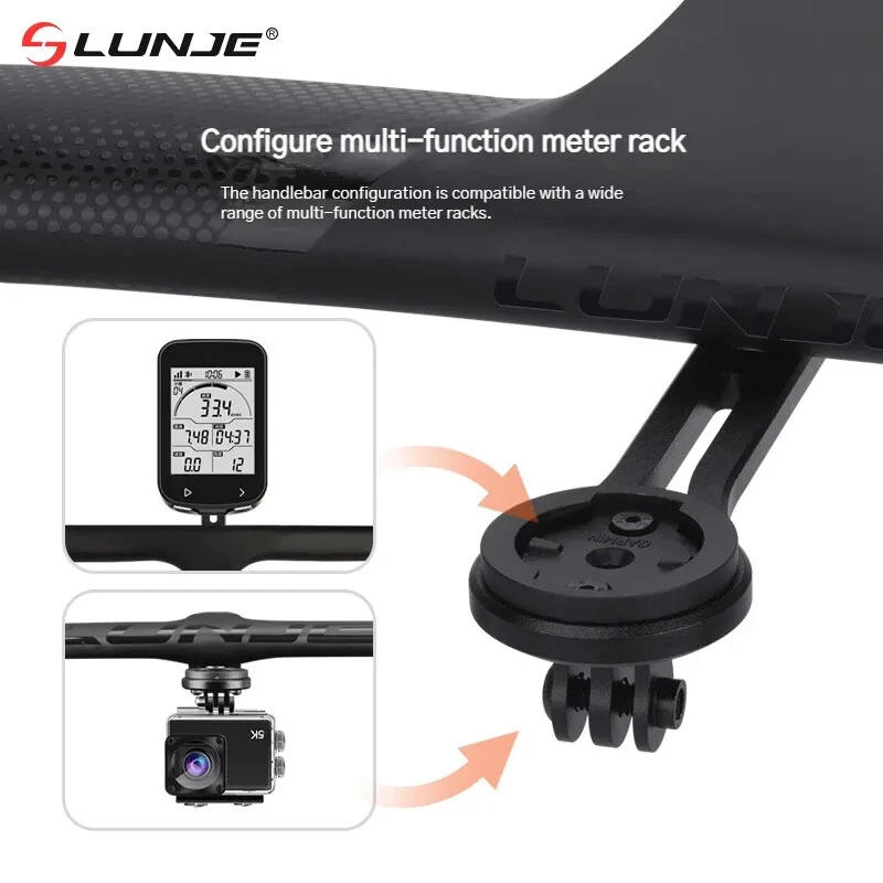 Road Bike Bicycle  Alluminum  Integrated Handlebar 28.6mm 380/400/420mm Bent Bar - Image 4 of 4