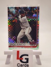 2019 Topps Chrome Mega Box X-Fractor Jorge Polanco #81