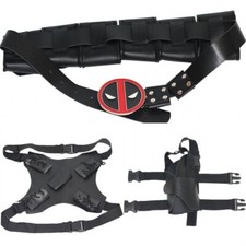 Marvel Deadpool Cosplay Waist Belt Sword Sheath PU Leather Strap Legging Holster