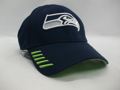 Seattle Seahawks NFL Hat New Era 39 Thirty Blue L-XL Stretch Fit