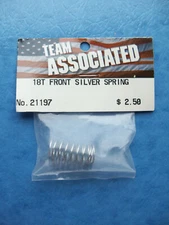 VINTAGE TEAM ASSOCIATED 21197 FRONT SILVER SPRING RC18T ASC21197 NIP