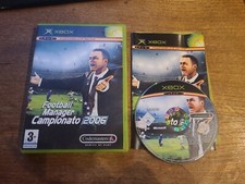 FOOTBALL MANAGER CAMPIONATO 2006 XBOX CLASSIC COMPLETO VERS ITA