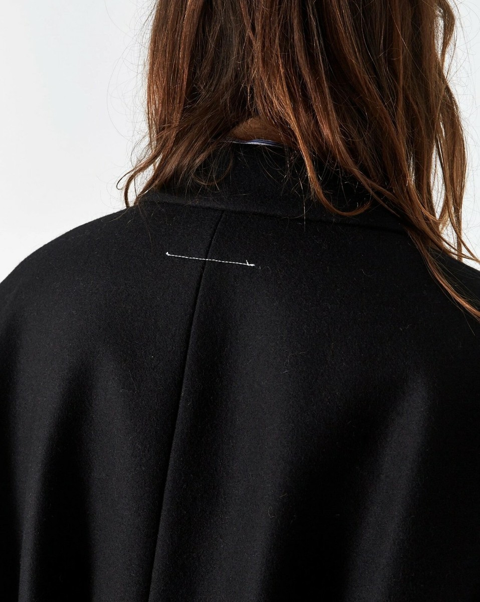 MM6 MAISON MARGIELA OVERSIZED DOUBLE BREASTED LONG COAT MM6 MAISON MARGIELA OVERSIZED DOUBLE BREASTED LONG COAT