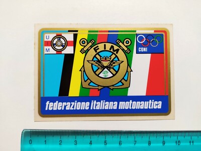 Autocollant Fédération Moto Nautica Autocolant Klebstoff Vintage